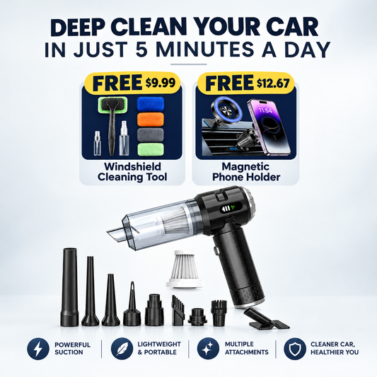 Powerblast mini vacuum cleaner